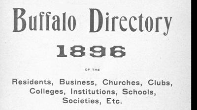 Buffalo City Directories 1832-1913