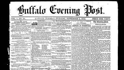 Early Buffalo, Buffalo Evening Post (1852-1886)