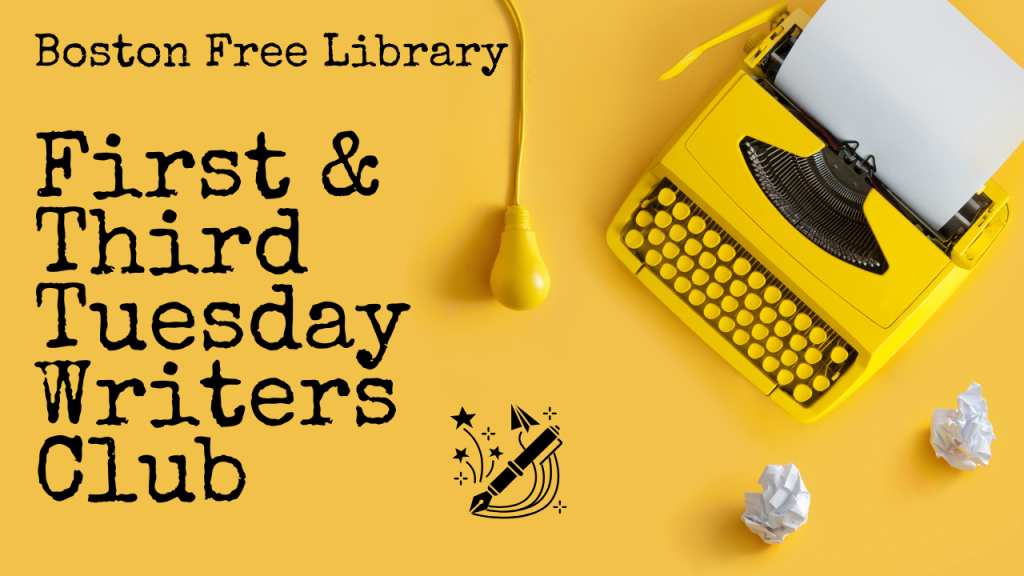 First and Third Tuesday Writers Club