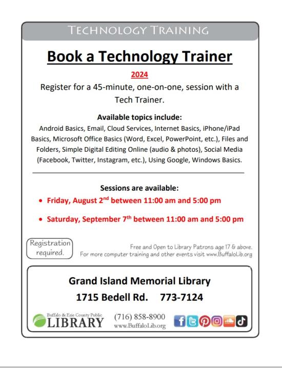 Book a Technology Trainer