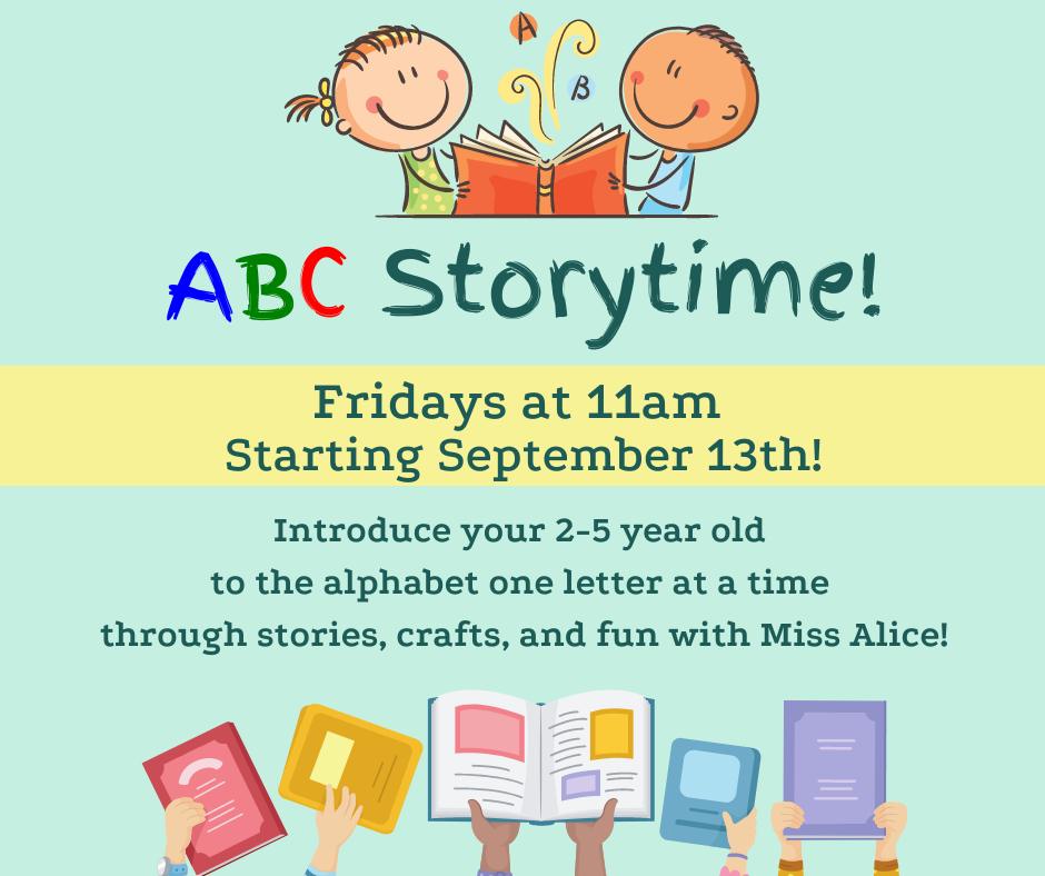 ABC Story Time Fridays at 11:00