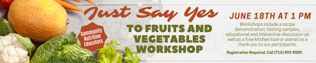Just Say Yes to Fruits and Vegetables